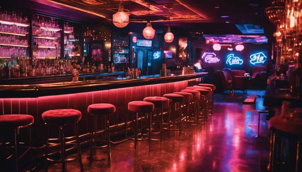 cocktails in upscale atmosphere