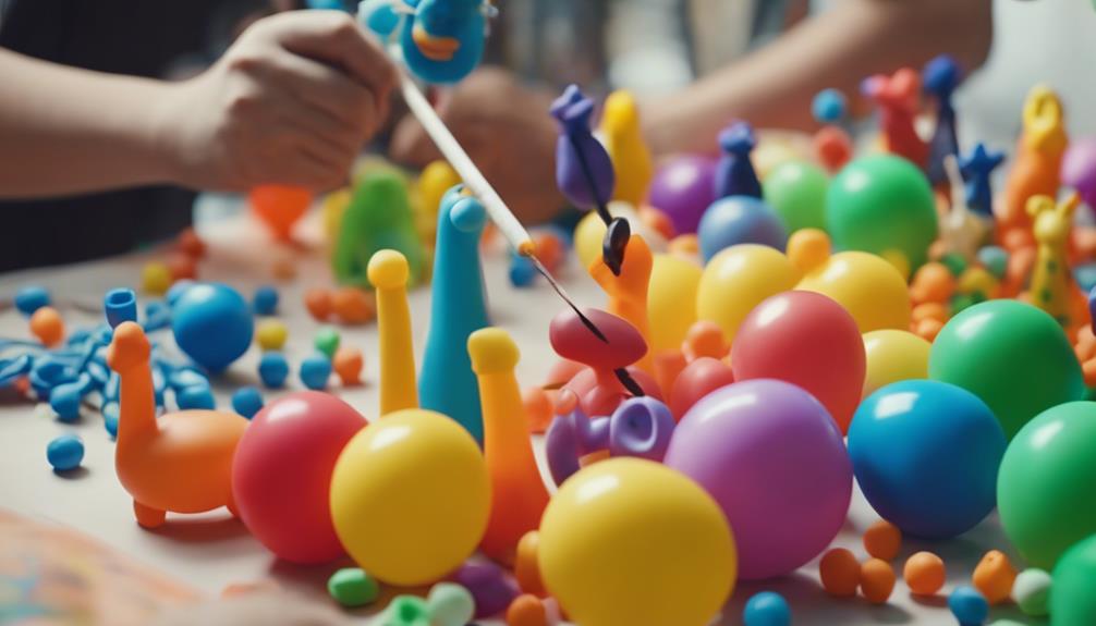 fun colorful balloon creations