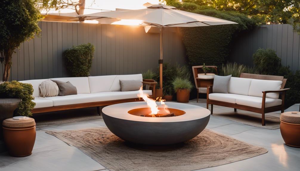 sleek outdoor living spaces