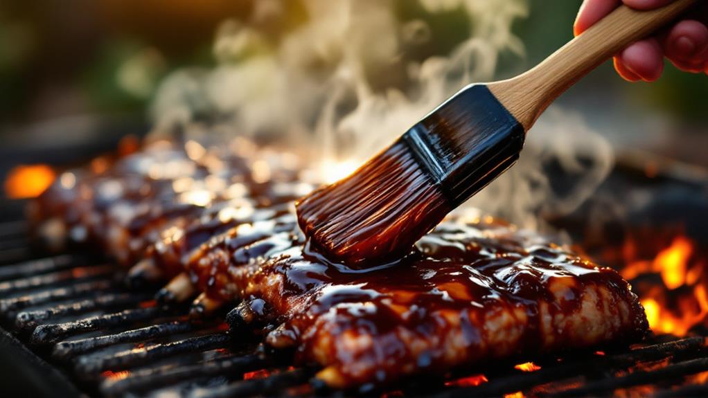 apply bbq sauce generously