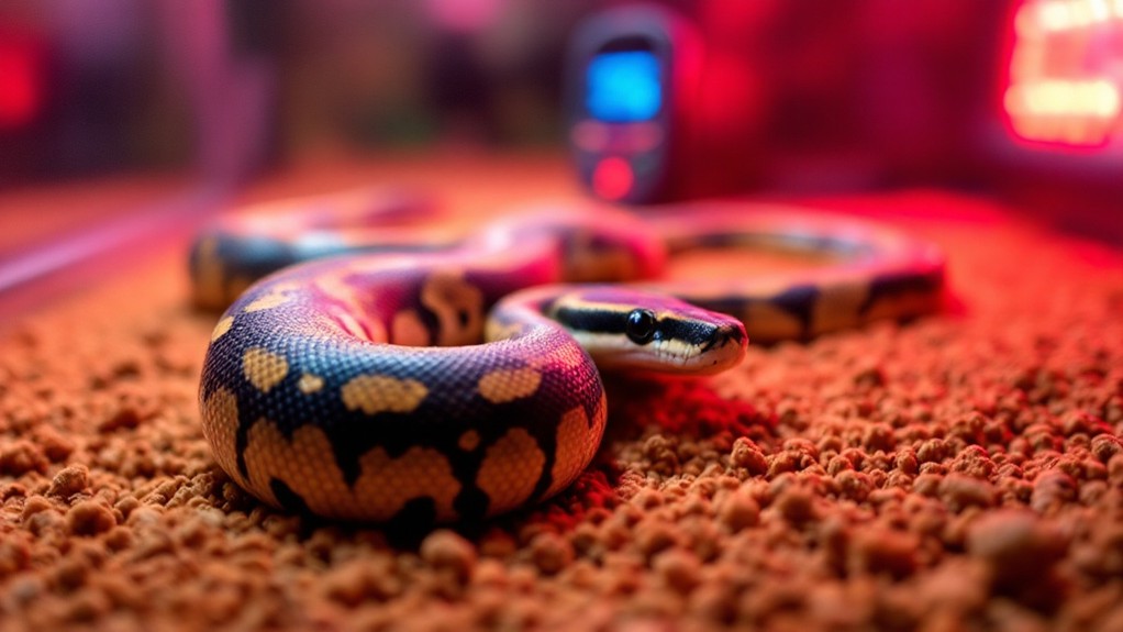 ball python temperature requirements