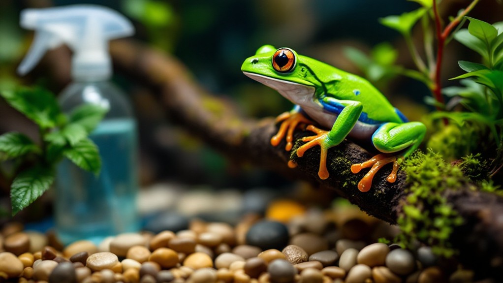 caring for pet frogs