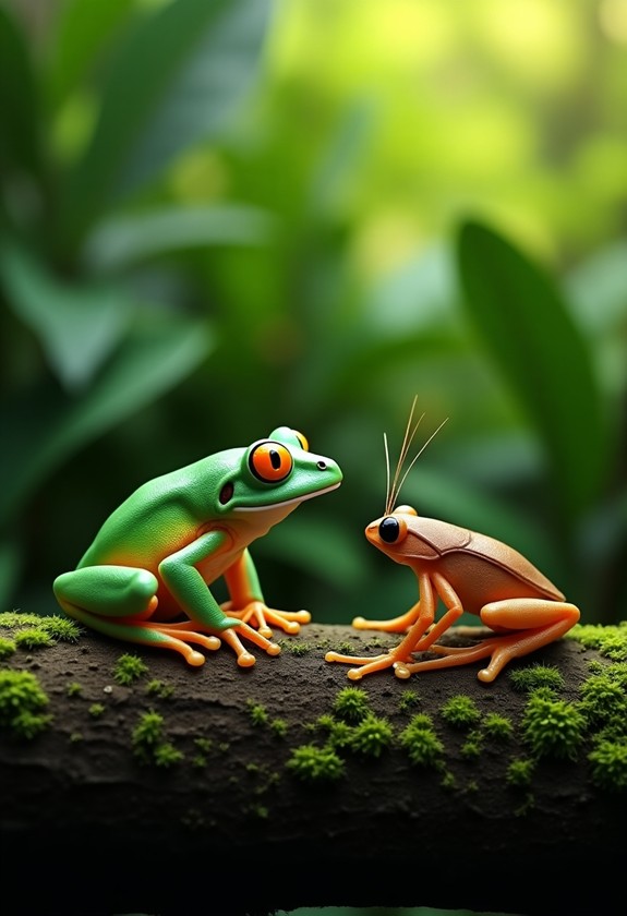 chirping nighttime insects