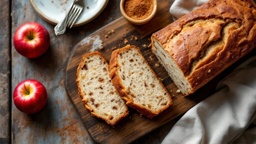 cinnamon apple loaf recipe