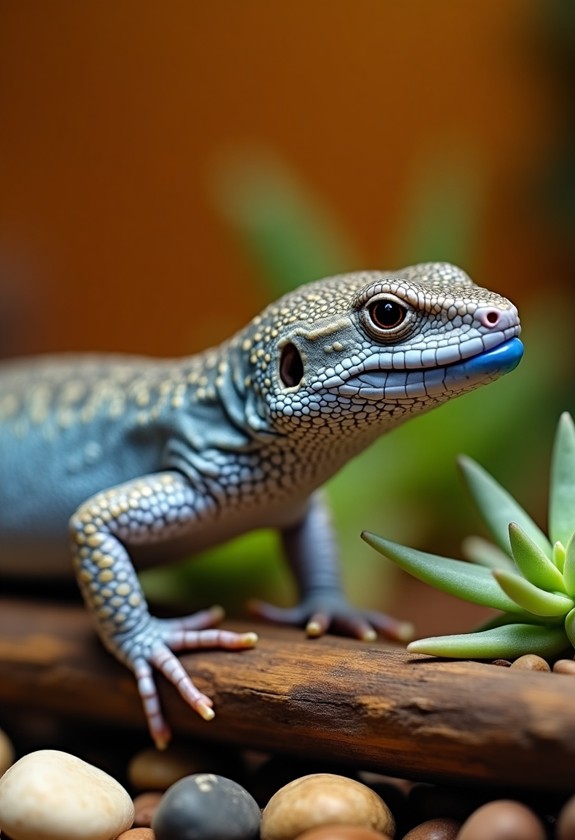 colorful lizards with unique tongues