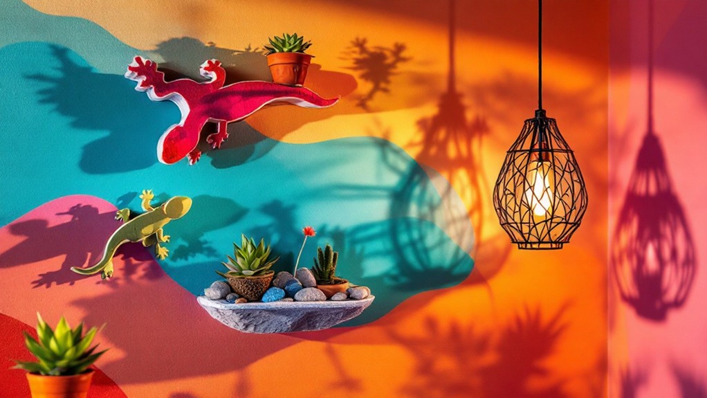 creative diy lizard decor