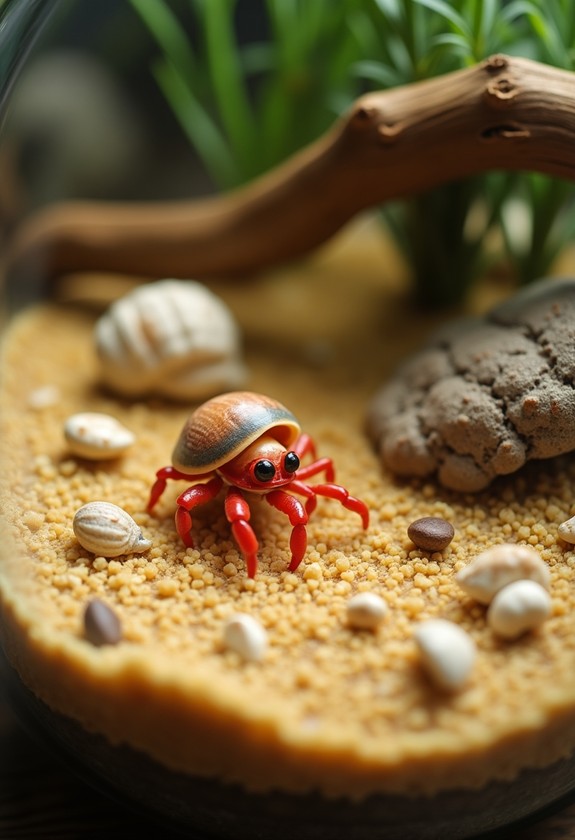 crucial hermit crab substrate
