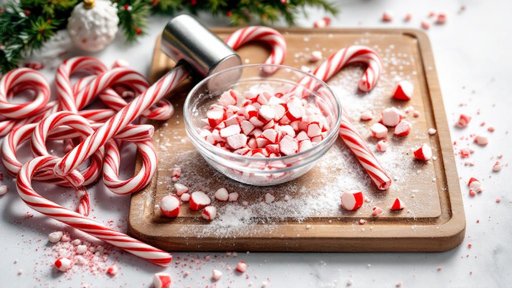 crush candy canes step