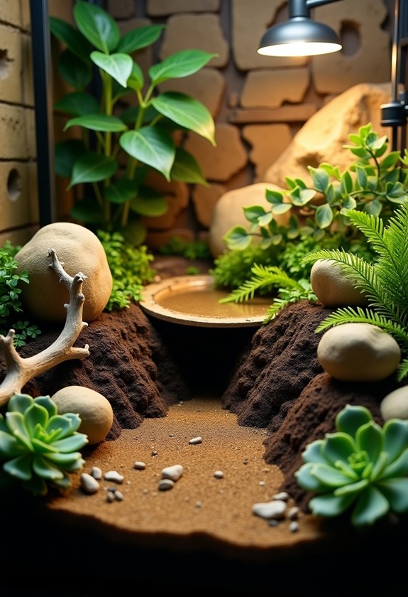 design appropriate surface and decor