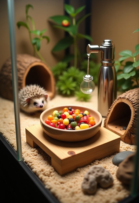 establish feeding water stations