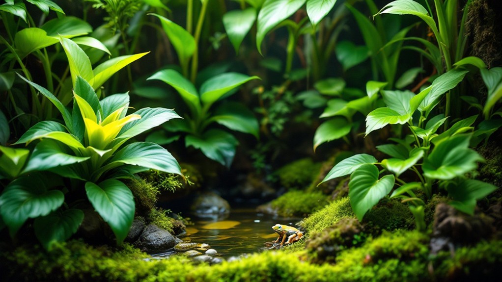 frog friendly enclosure plant selection