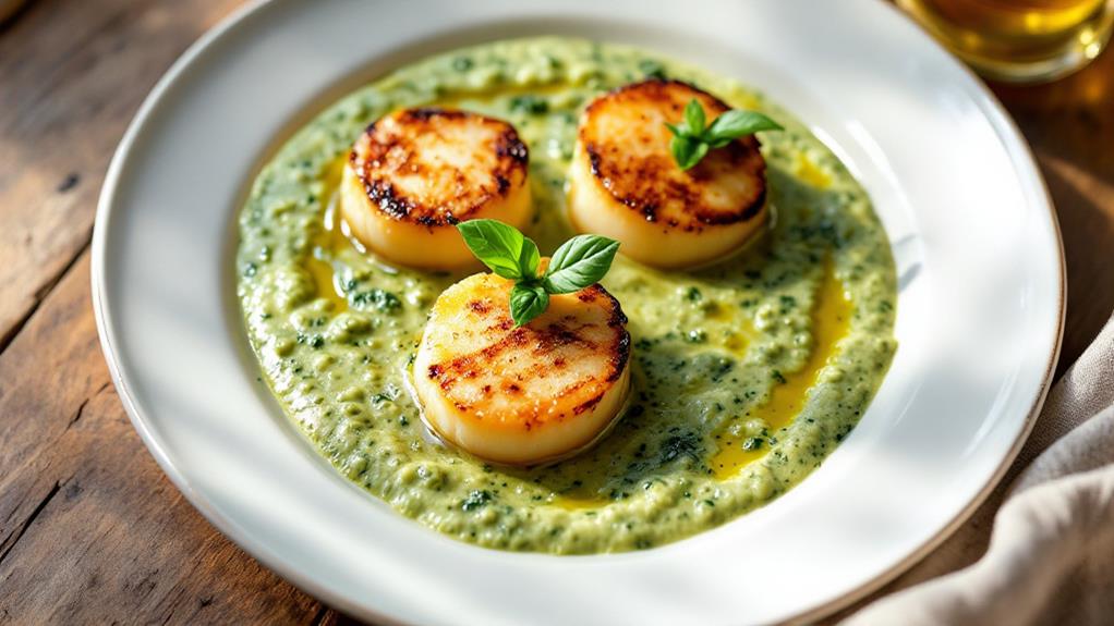 garnish with fresh herbs