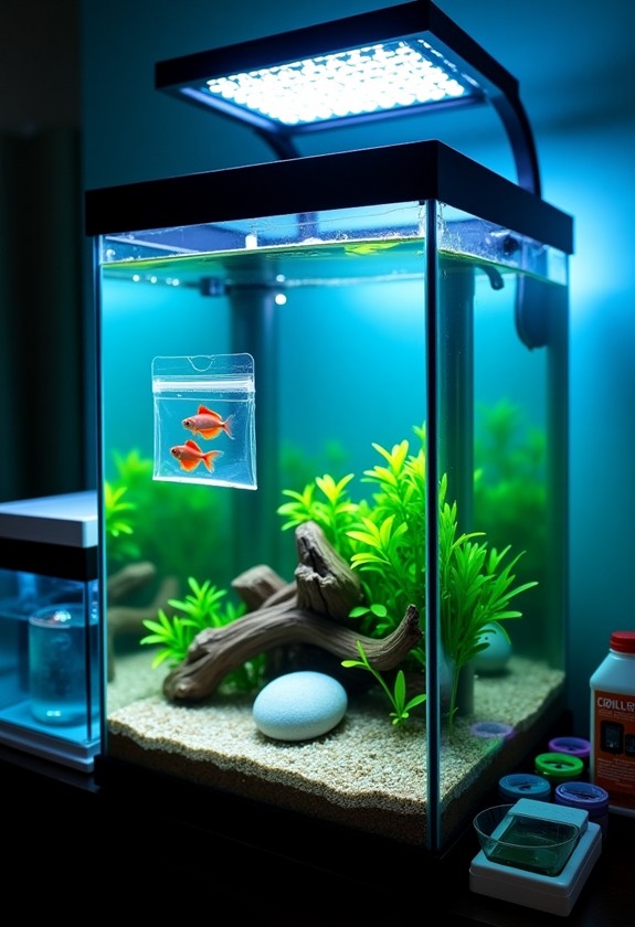 gradual fish introduction process