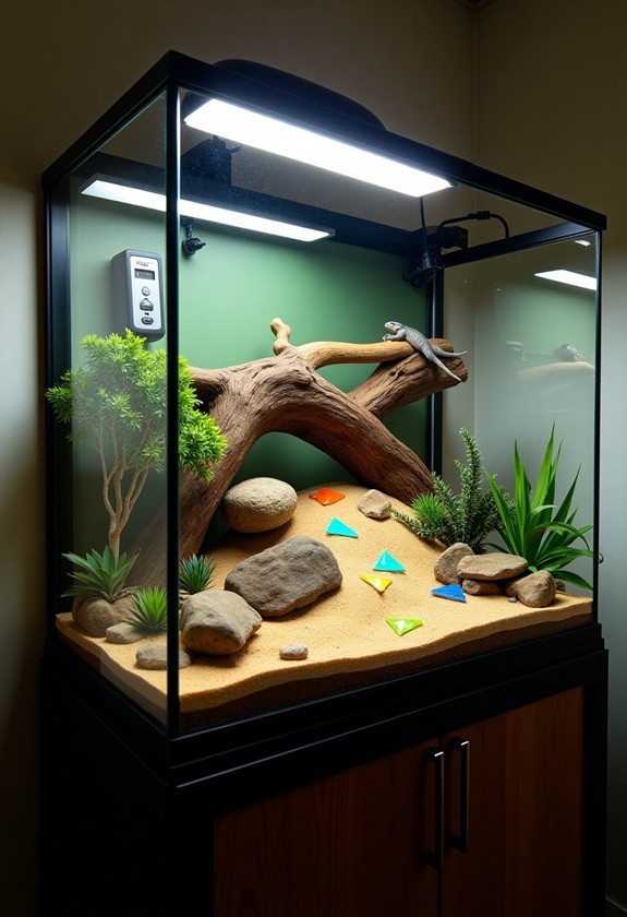 habitat setup and enclosure