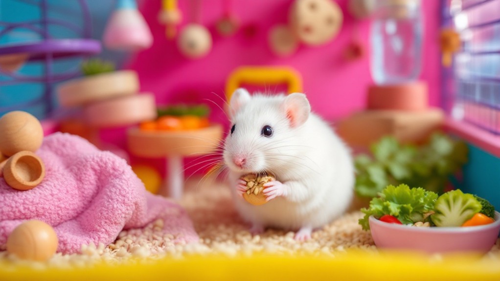 happy healthy pet mouse
