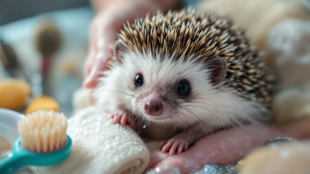 hedgehog grooming best practices