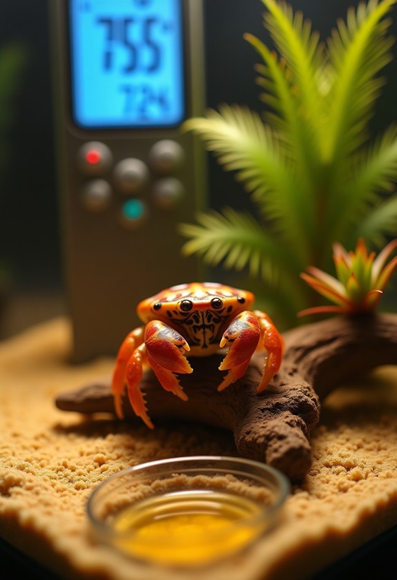 hermit crab temperature requirements