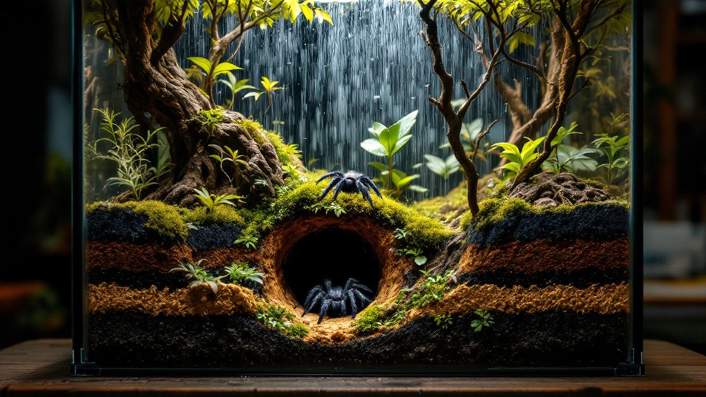 ideal tarantula living environment
