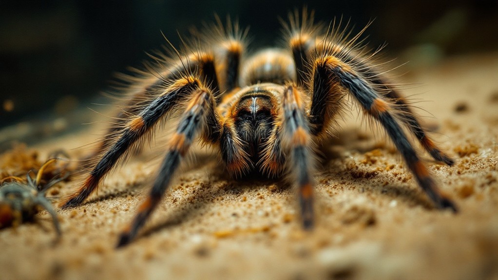 identifying tarantula stress signs