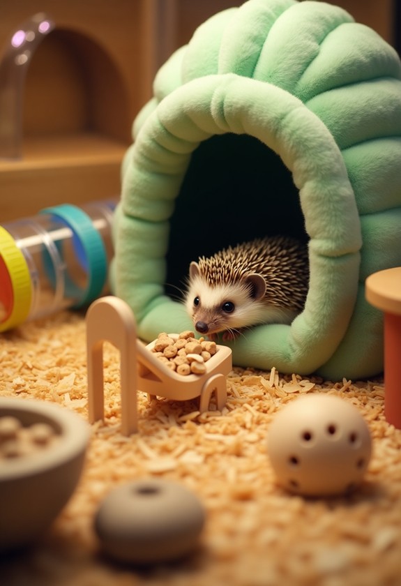 interactive hedgehog play equipment