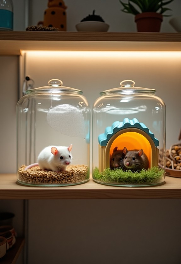 isolate aggressive mice promptly