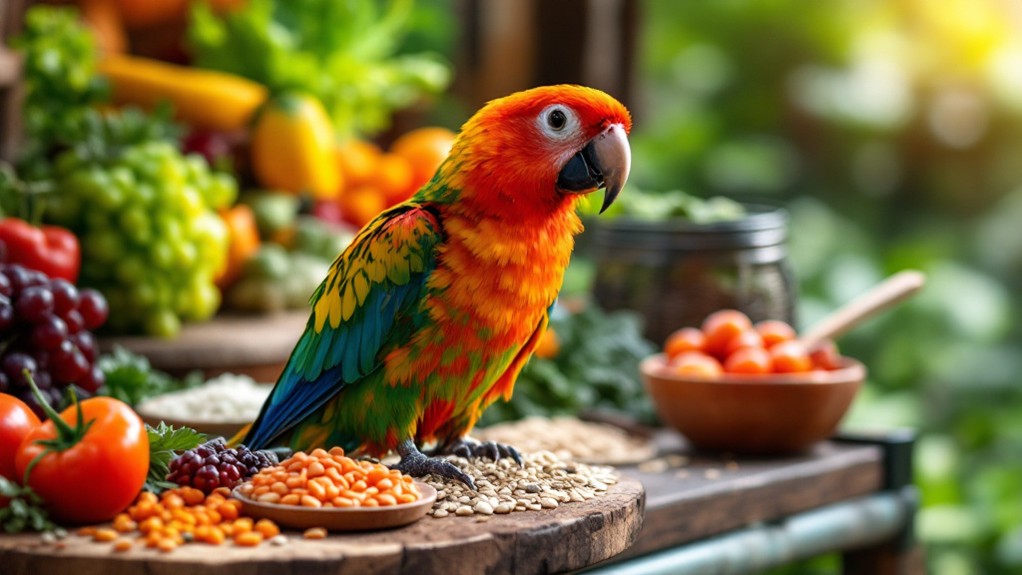 nutritionally balanced parrot diet