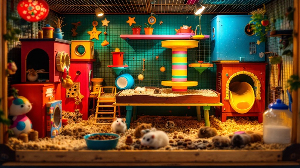 optimal gerbil cage setup