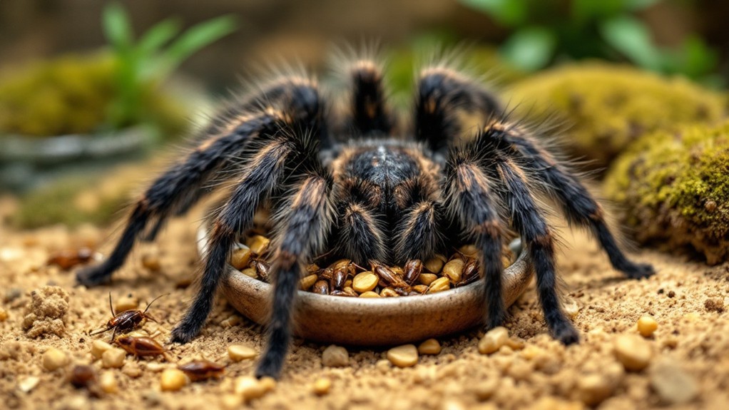 optimal tarantula feeding techniques