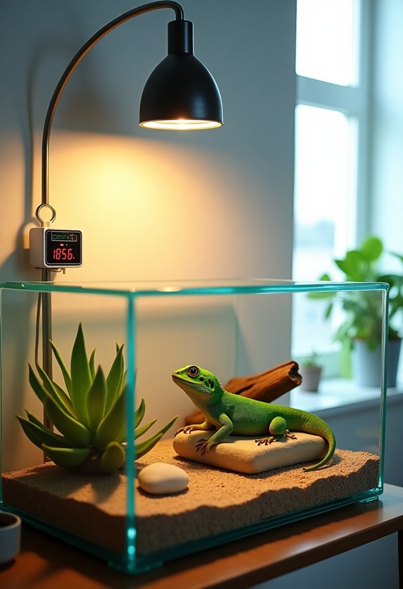 optimal temperature and lighting