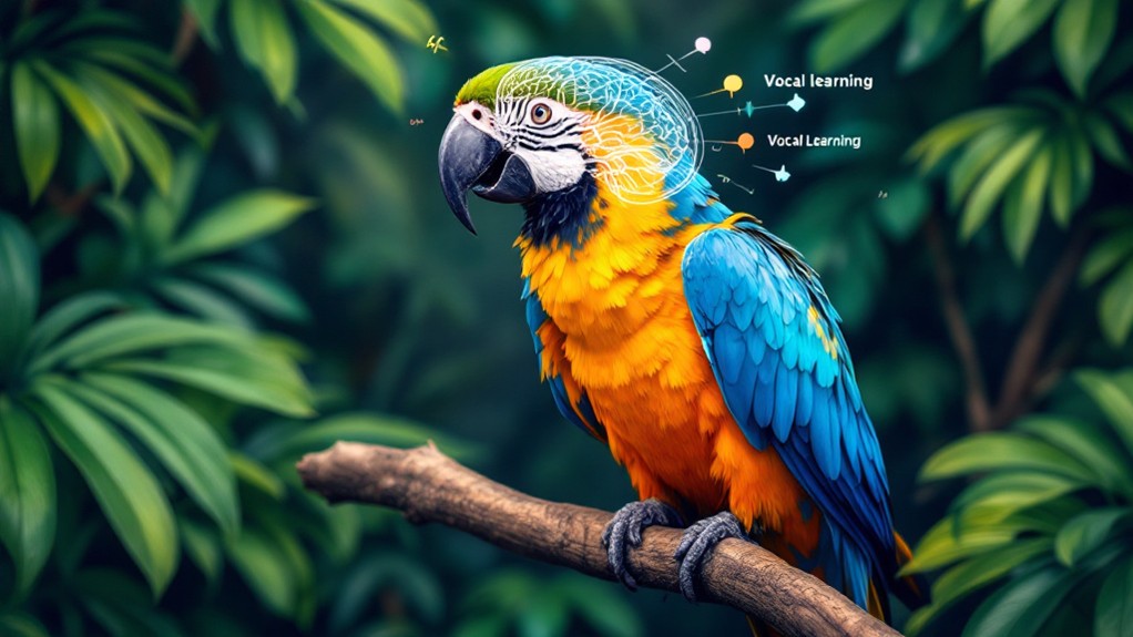 parrots vocal mimicry abilities
