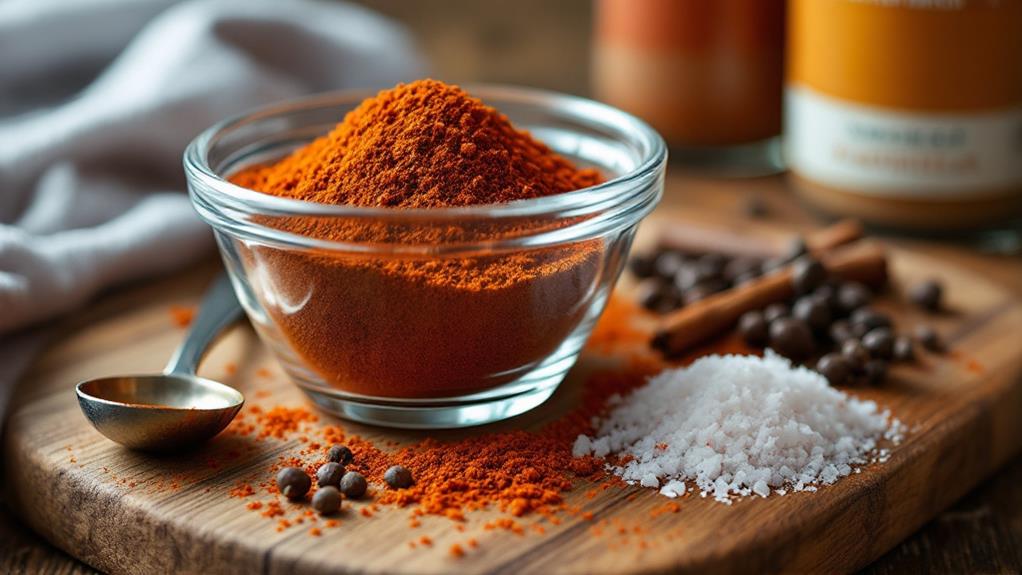 prepare dry rub mixture