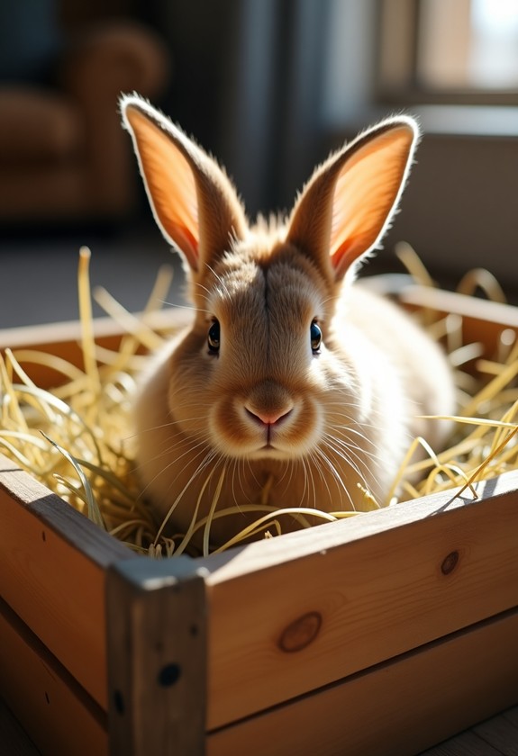 provide abundant fresh hay
