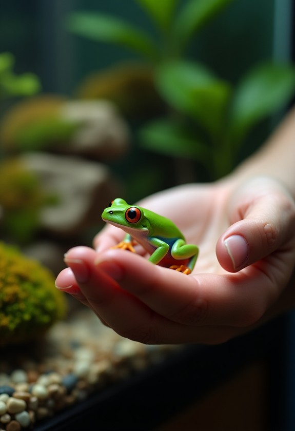 safe frog care tips