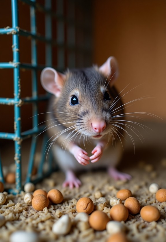 signs of stressed rats