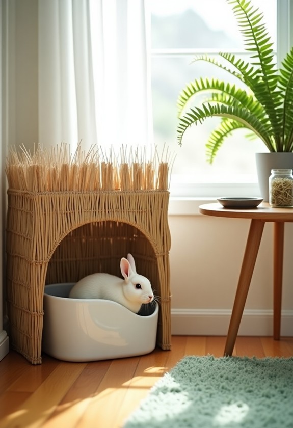 strategic placement of litter boxes