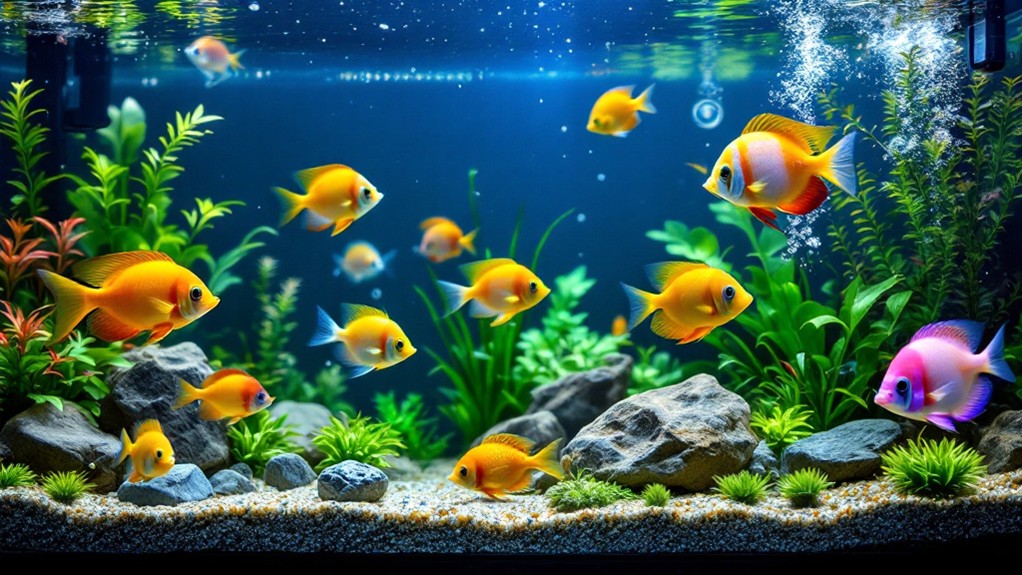 successful fish tank setup