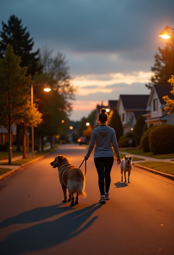 twilight stroll and conversation