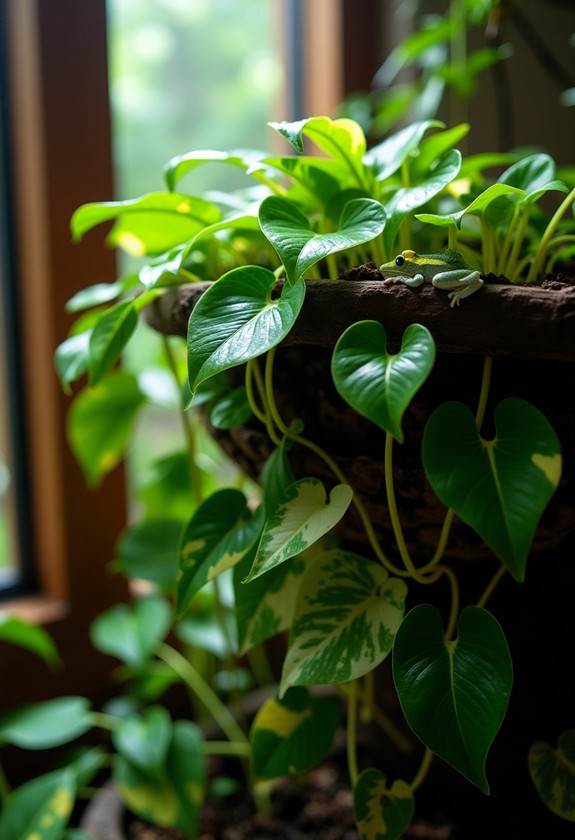 vining houseplant air purifying