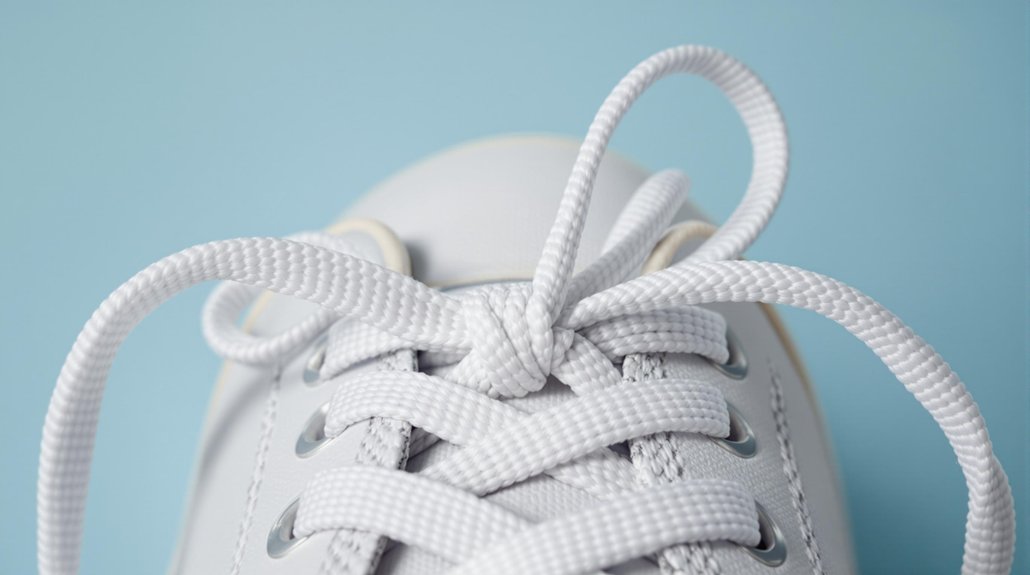step by step shoe tying