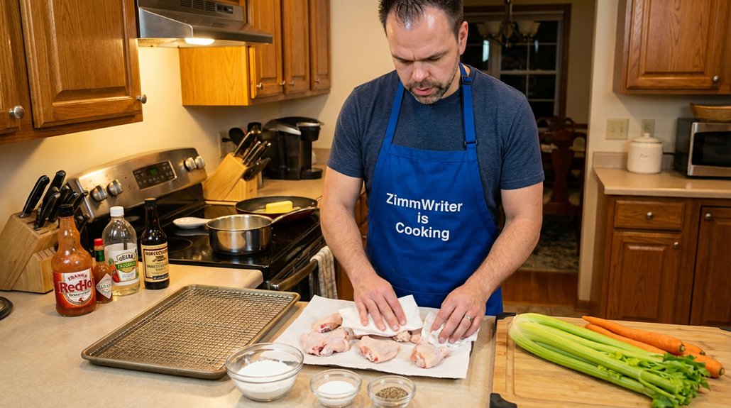 crispy buffalo wings recipe