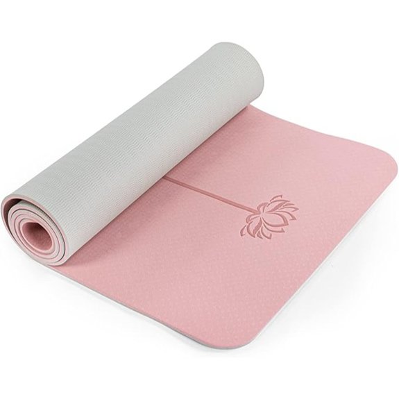 Non-Slip Eco Yoga Mat with Carry Sling Bag