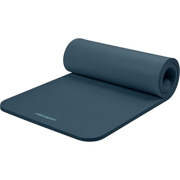 Retrospec Solana 1-Inch Yoga Mat with Strap